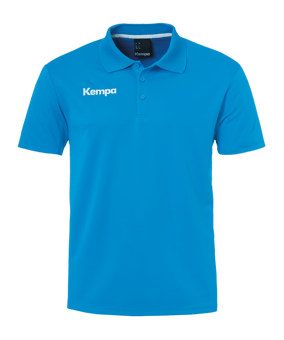 Kempa Poly Poloshirt Kids Hellblau F01 - blau