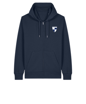 11tsmerch Merch Connector 2.0 Zip Sweatjacke French Navy Blau | #justlogo4c