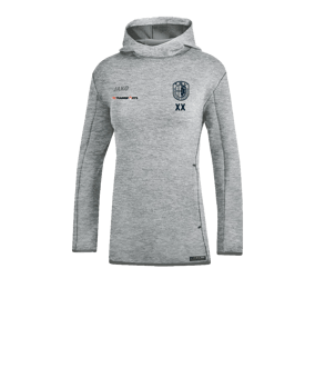 JAKO Premium Basic Kapuzensweatshirt Grau F40