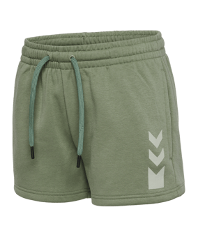 Hummel hmlACTIVE Cotton Short Damen Grün F6005 - gruen