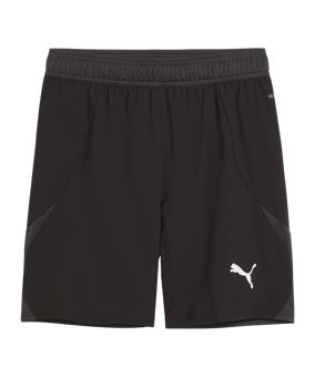 PUMA teamFINAL Short Schwarz Weiss Grau F03 - schwarz