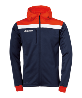 uhlsport Offense 23 Kapuzenjacke Blau Rot F10