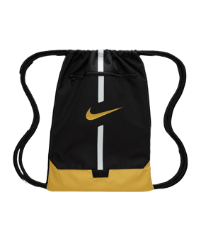 Nike Academy Gymsack (18L) Schwarz Gold F014 - schwarz