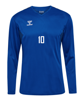 Hummel hmlAUTHENTIC PL langarm Trikot Blau F7045