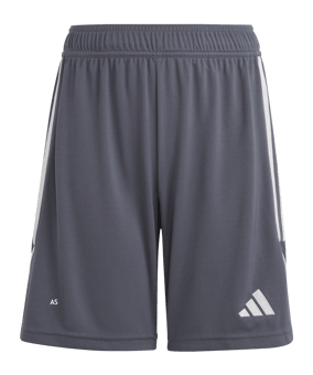 adidas Tiro 23 Short Kids Grau Weiss