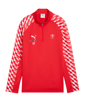 PUMA teamLIGA26 Training 1/4 Zip Top Kids Rot F01