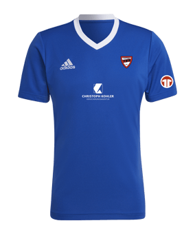 adidas Entrada 22 Trikot Blau Weiss