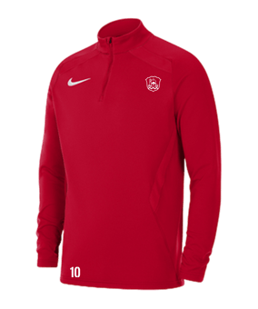 Nike Team Training HalfZip Sweatshirt Rot F657
