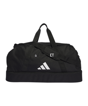 adidas Tiro League Duffel Bag Gr. L Schwarz Weiss