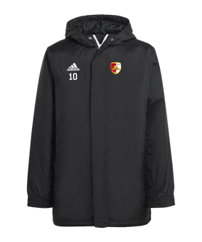 Veste adidas Entrada 22 Stadium  enfants Noire 