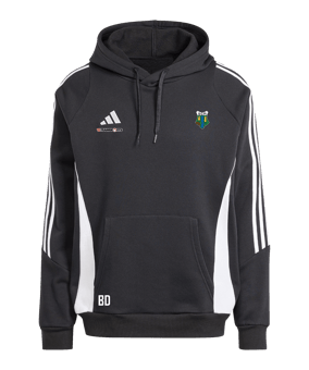 adidas Tiro 24 Hoody Schwarz Weiss
