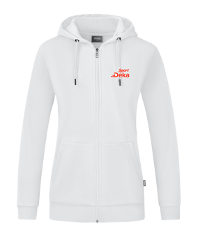 JAKO Organic Kapuzenjacke Damen Weiss F000
