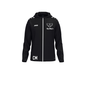 JAKO One Kapuzenjacke Kids Schwarz F800