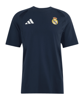 adidas Real Madrid Tiro Travel T-Shirt Blau