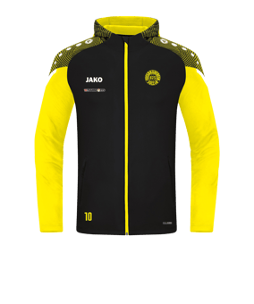 JAKO Performance Kapuzenjacke Schwarz F808
