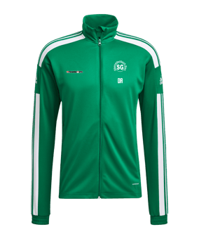 adidas Squadra 21 Trainingsjacke Grün Weiss