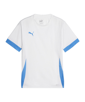 PUMA teamGOAL Matchday Trikot Kids Weiss Blau F12 - weiss
