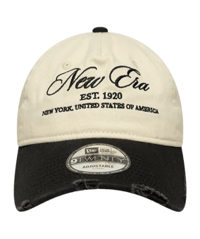 New Era Wash Distress 9Twenty Af Newera Cap Beige - beige