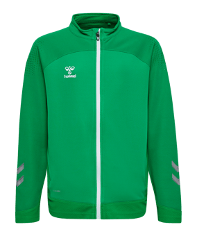 Hummel hmlLEAD Poly Trainingsjacke Kids Grün F6235 - gruen
