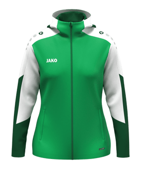 JAKO Dynamic Kapuzenjacke Damen Grün F204 - gruen