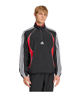 adidas Originals Teamgeist Zip Top Schwarz - schwarz