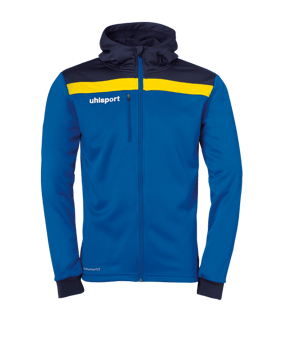 uhlsport Offense 23 Kapuzenjacke Kids Blau F11 - blau