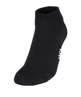 JAKO Füßlinge Invisible 3er Pack Schwarz F08 - schwarz