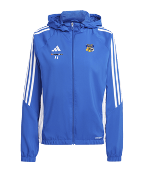adidas Tiro 24 Windbreaker Damen Blau Weiss