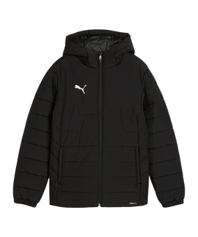 PUMA teamAdditions Padded Kapuzenjacke Kids Schwarz F03 - schwarz