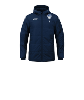 Veste à capuche JAKO équipe Coach enfants bleu F900