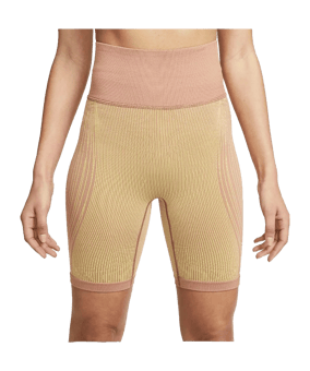 Nike ADV 7in Short Damen Rosa Gelb Grau F668 - rosa