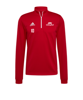 adidas Entrada 22 HalfZip Sweatshirt Rot