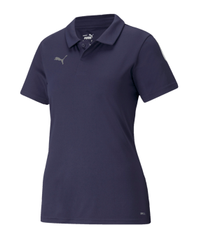 PUMA teamLIGA Sideline Polo Damen Dunkelblau F06 - blau