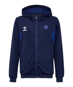Hummel AUTHENTIC PL Kapuzenjacke Kids Blau F7026