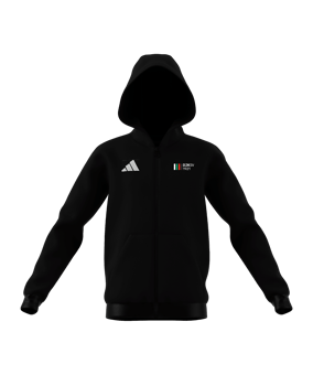 adidas Entrada 26 Kapuzenjacke Kids Schwarz