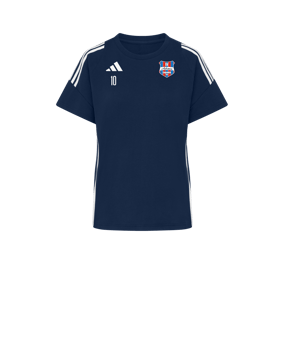 adidas Tiro 24 T-Shirt Damen Blau Weiss