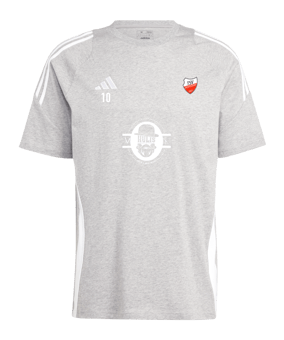 adidas Tiro 24 T-Shirt Grau Weiss