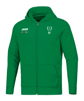 JAKO Base Kapuzenjacke Kids Grün F06