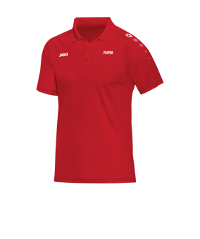JAKO Classico Poloshirt Rot F01