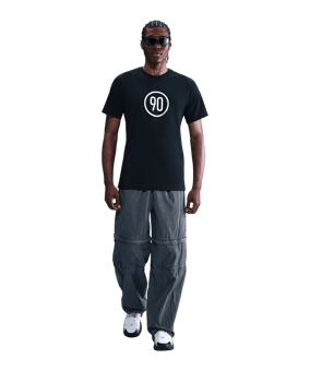 Nike Total 90 T-Shirt Schwarz F010 - schwarz