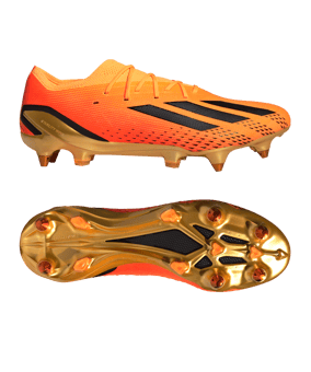 adidas X Speedportal.1 SG Heatspawn Orange Gold Schwarz - gold