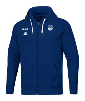 JAKO Base Kapuzenjacke Blau F09