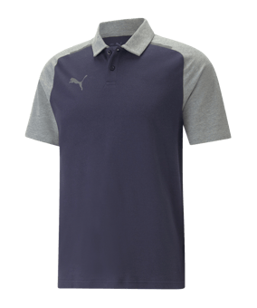 PUMA teamCUP Casuals Poloshirt Blau F06 - blau