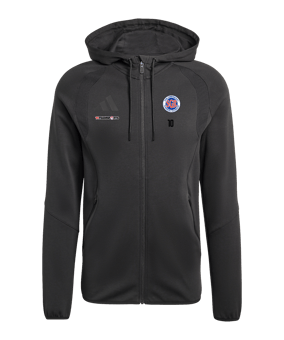 adidas Tiro Travel Hoody Schwarz