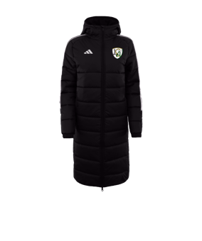 Veste longue de coach adidas Tiro 24 noir blanc 