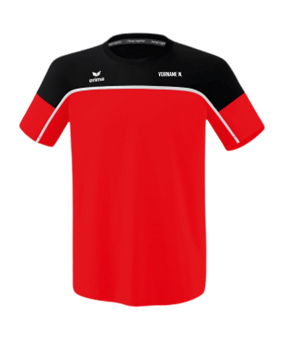 Erima Change by T-Shirt Kids Rot Schwarz