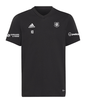 adidas Entrada 22 T-Shirt Kids Schwarz
