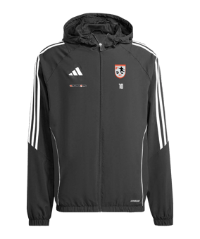 adidas Tiro 24 Windbreaker Schwarz Weiss