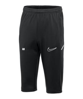 Nike Academy 25 3/4 Trainingshose Kids Schwarz F010