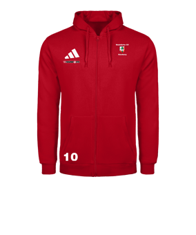adidas Entrada 26 Kapuzenjacke Rot